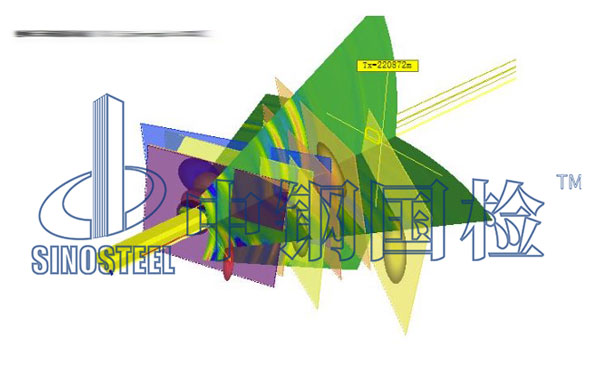 三维空间地质界面分布图
