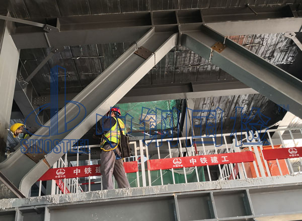 冬奥会场馆中钢国检检测现场