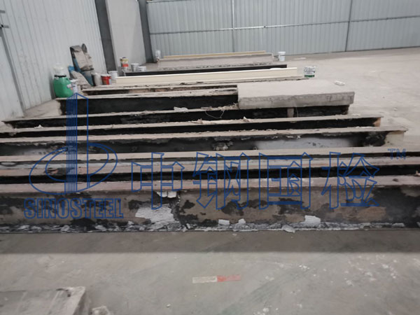 钢结构防火涂料试验后