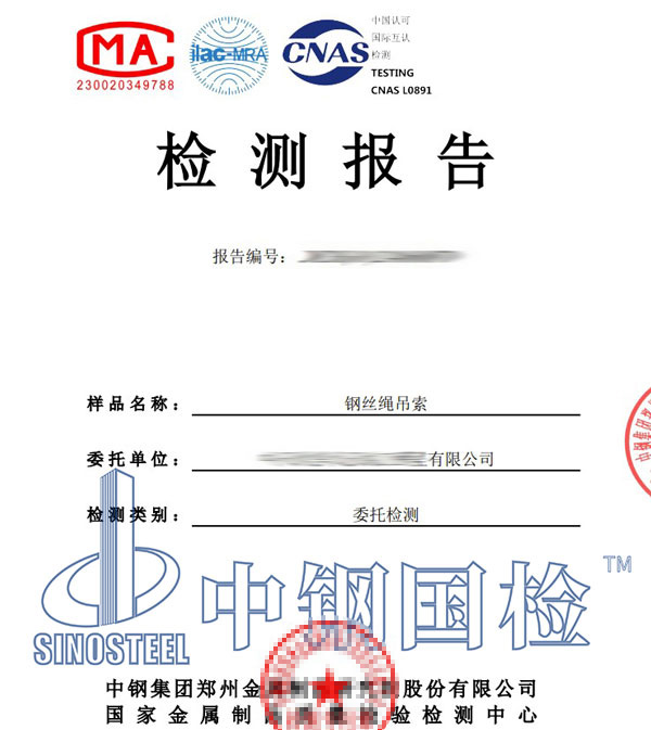 吊索具检测报告