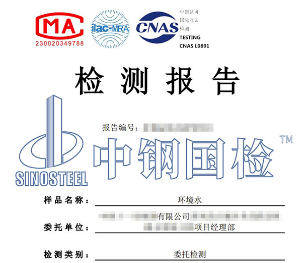 环境水检测报告