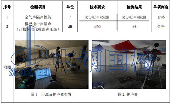 楼板检测项目结果