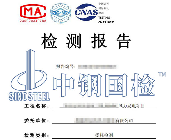 风电项目试验报告