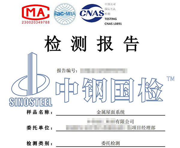 抗风性能检测报告